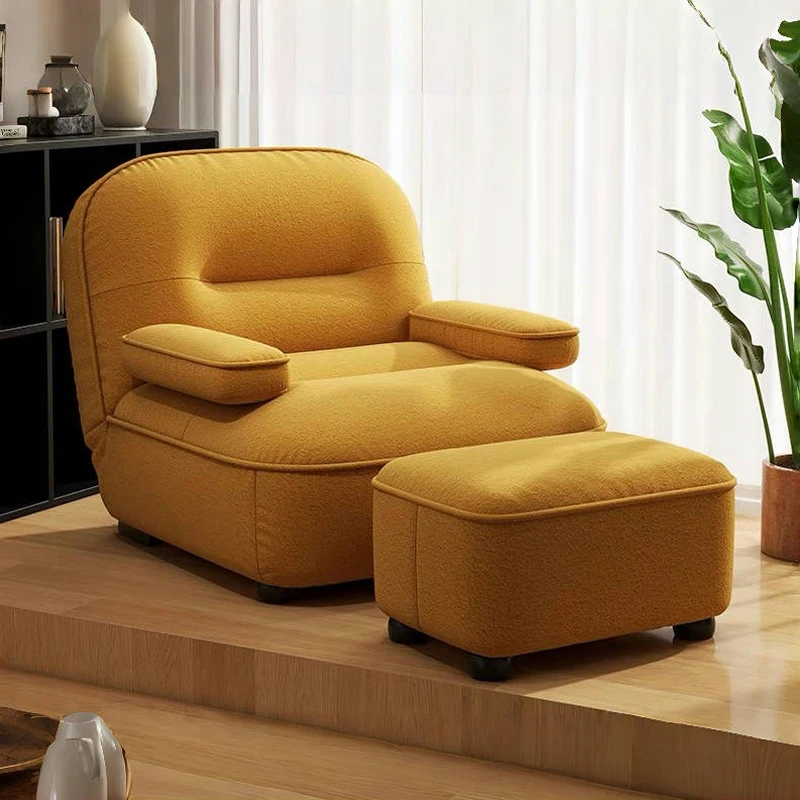 

Yellow Classic Living Room Chairs Nordic Modren Comfy Lazy Chairs Living Room Relaxing Designer Fauteuil Salon Lounge Furniture