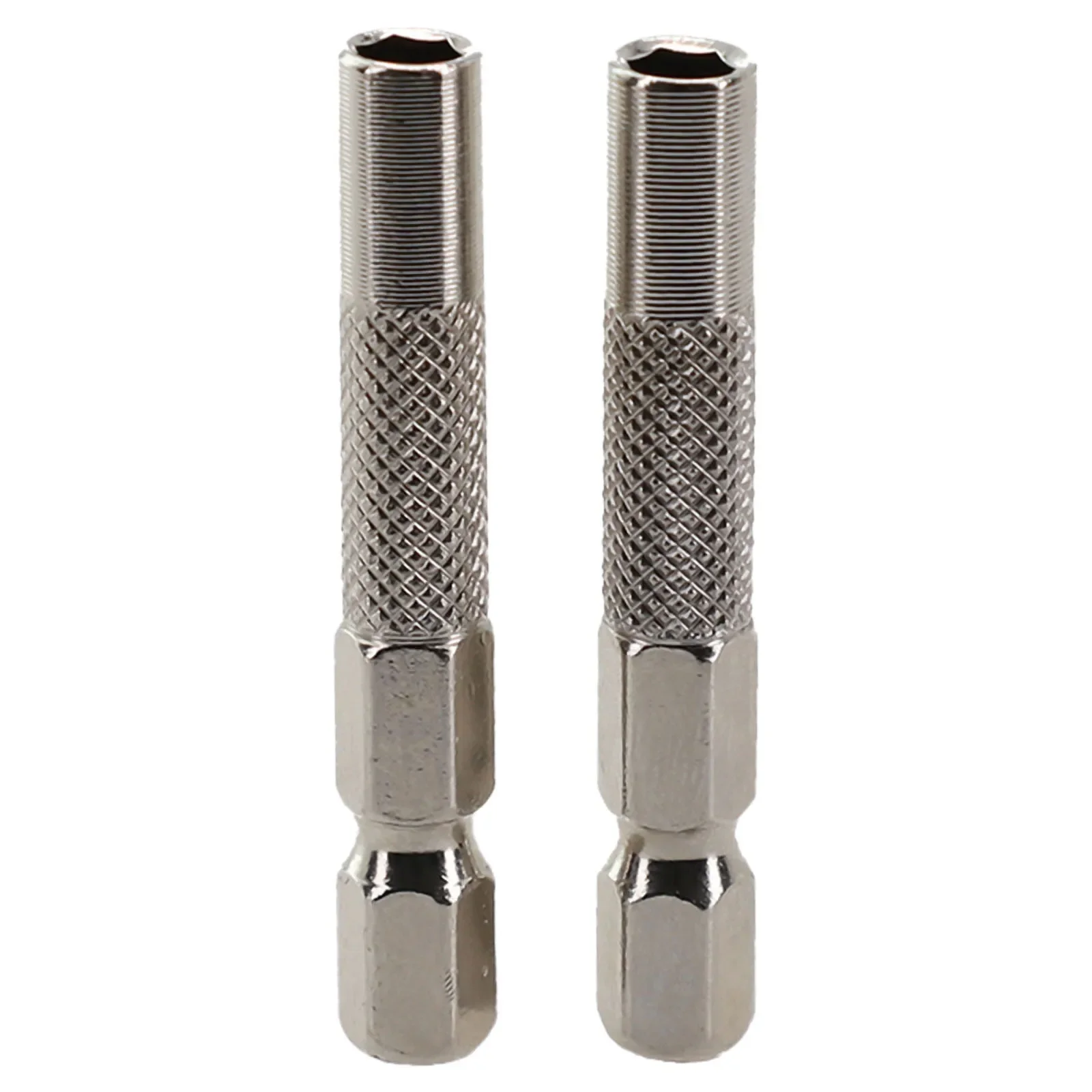 2pcs Hex Shank 6.35mm To 4mm Insert Bit Adapter Electric Screwdriver Socket Holder Mini Bit Adapter Magnetic Holder Tool