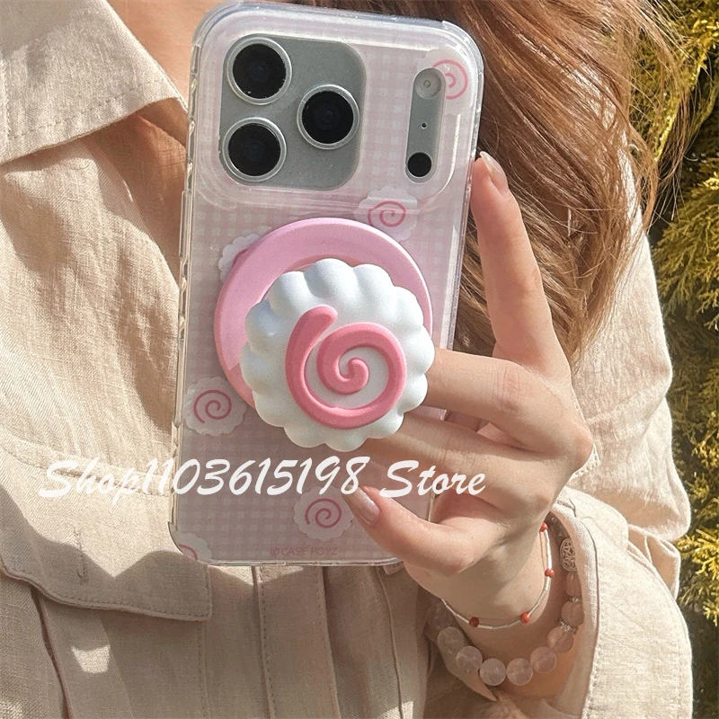 

Корейский милый мультяшный силиконовый магнитный держатель Grip Tok Griptok, держатель для телефона, подставка для телефона, поддержка iPhone Pad Magsafe Smart Tok