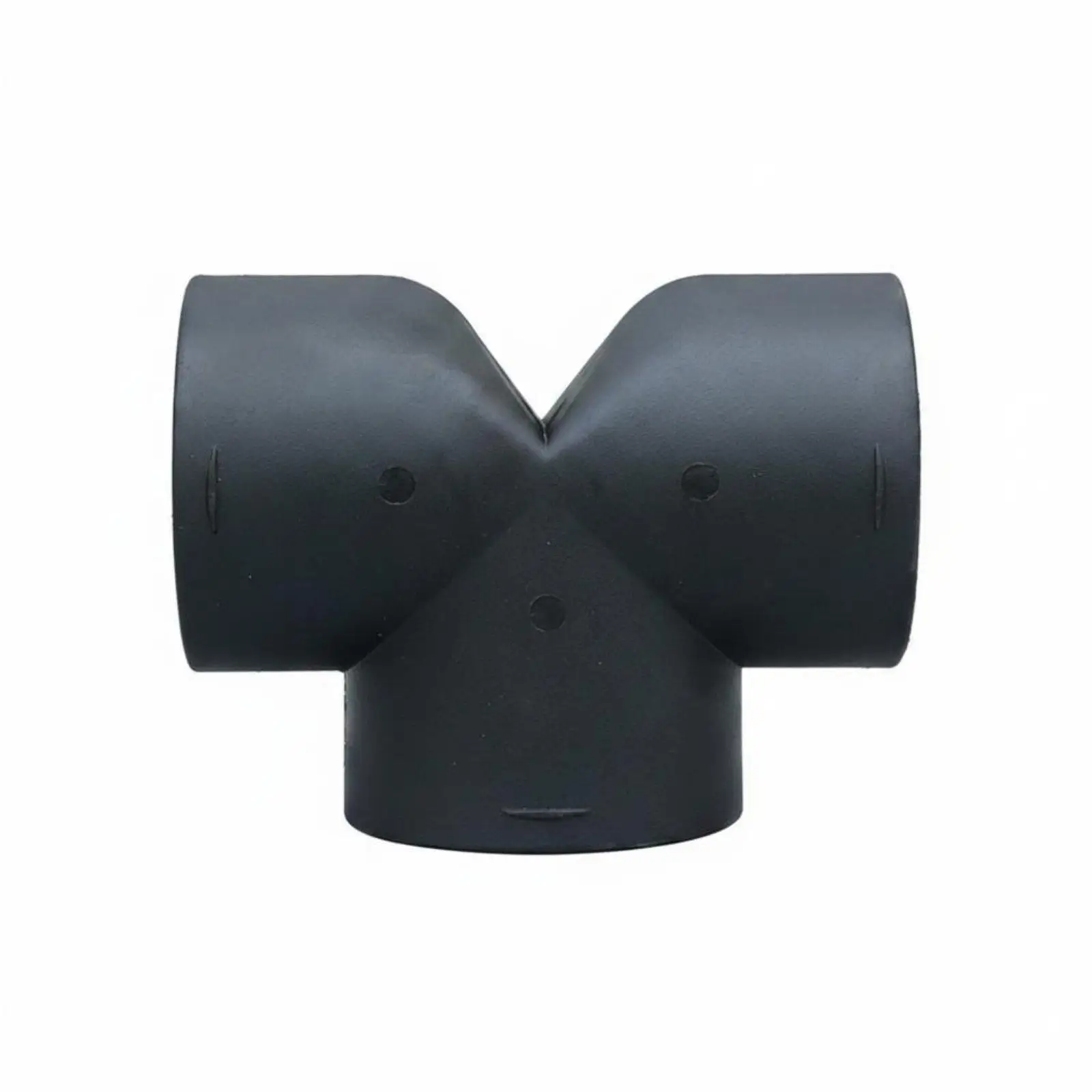 90mm T Connector Heat Resistant Y-Shaped Heater Joint Long-Lasting Plastic