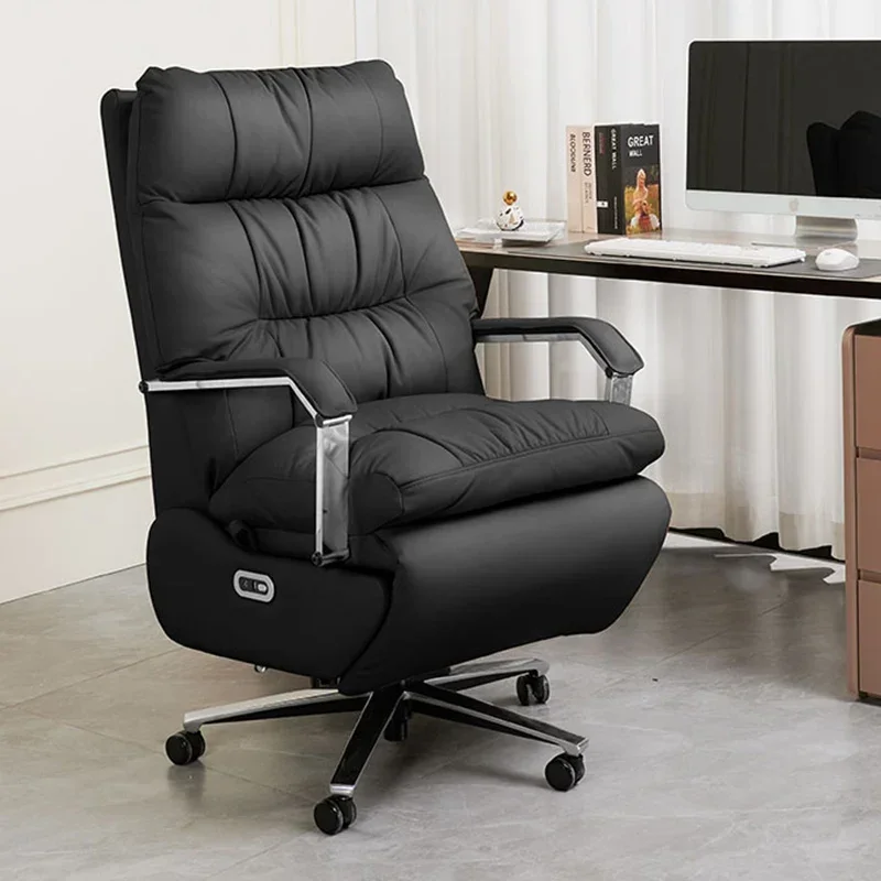 Office Chair Adjustable Leather Modern Comfortable Back Support