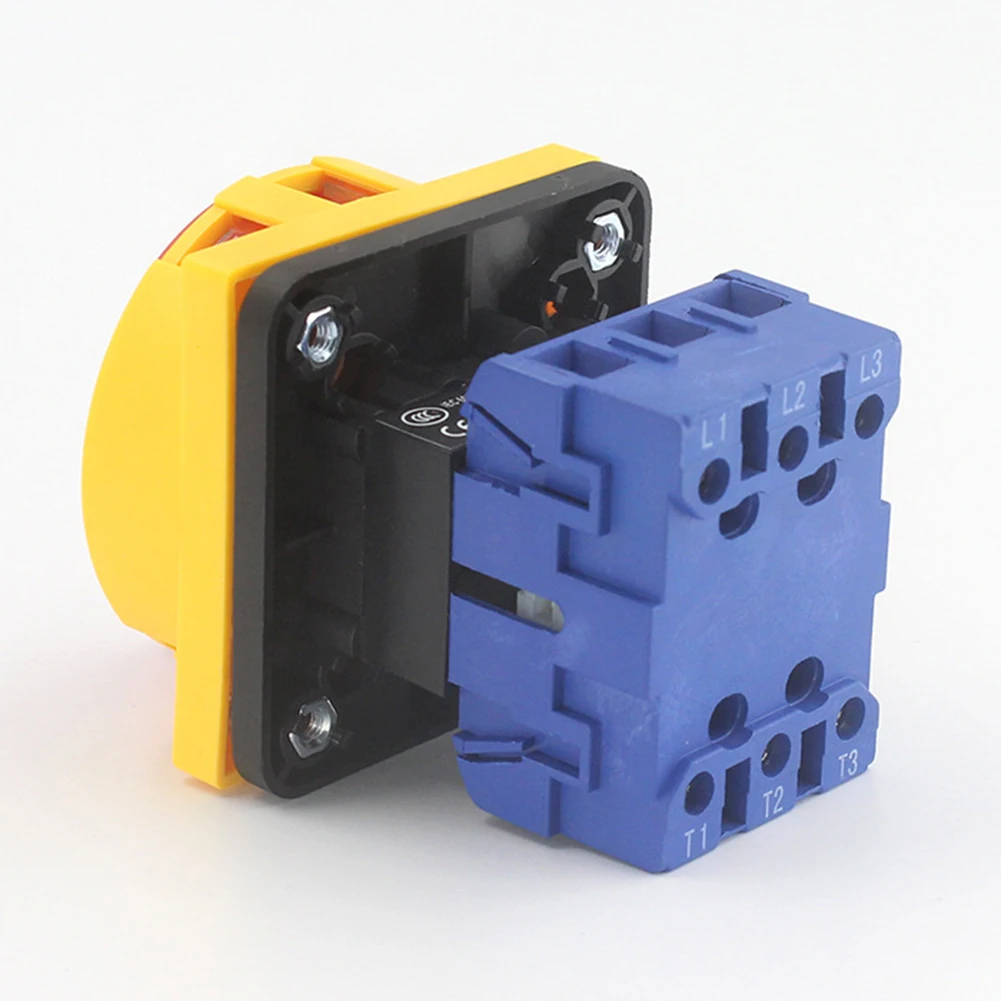 3P LW30 32A Rotary Switch with Flame Retardant Housing and High Conductivity Contacts for Industrial Power Management