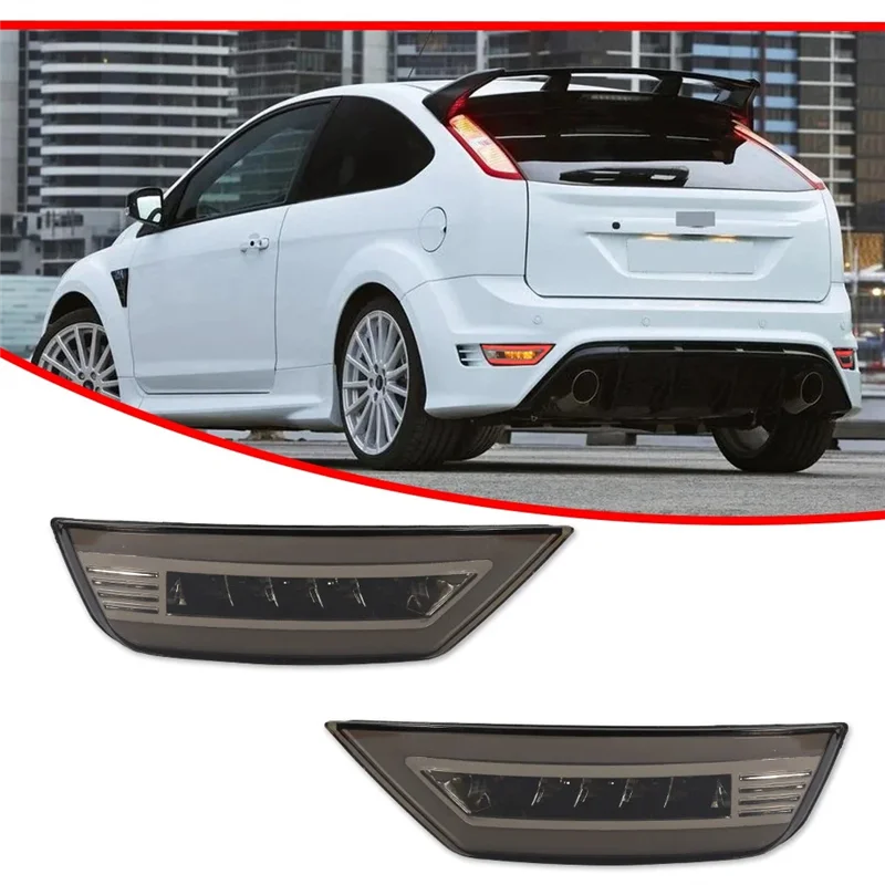 المصد الخلفي الضباب ضوء الفرامل ضوء بدوره إشارة عاكس لفورد فوكس MK2 هاتشباك 2 Ecosport الهروب كوغا #5