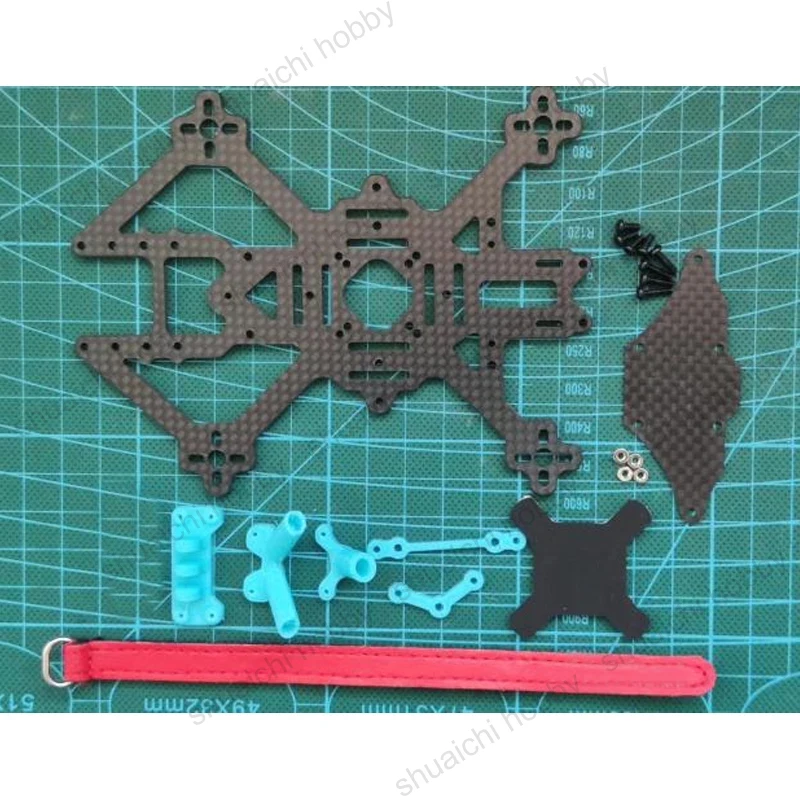 1Set For DJI AVATA to FPV Drone Modified 2.9 Inch Frame Kits High Strength Carbon Fiber Plate Protection Rack w 3D Printed Parts