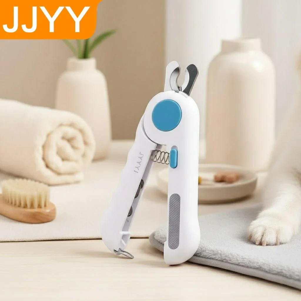 LED Pet Nail Clipper Dog Cat Grooming Claw Trimmer Professional Scissors Cutter for Safe Pet Care Supplies