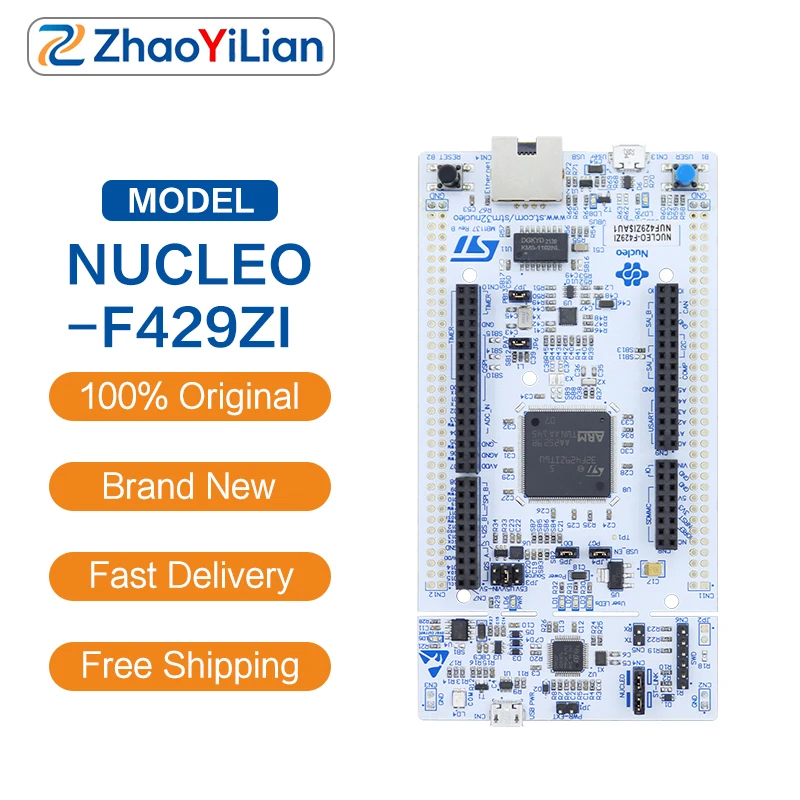 For NUCLEO F429ZI STM32F429ZI Nucleo 144 Cortex M4 Development Board With Ethernet ST LINK