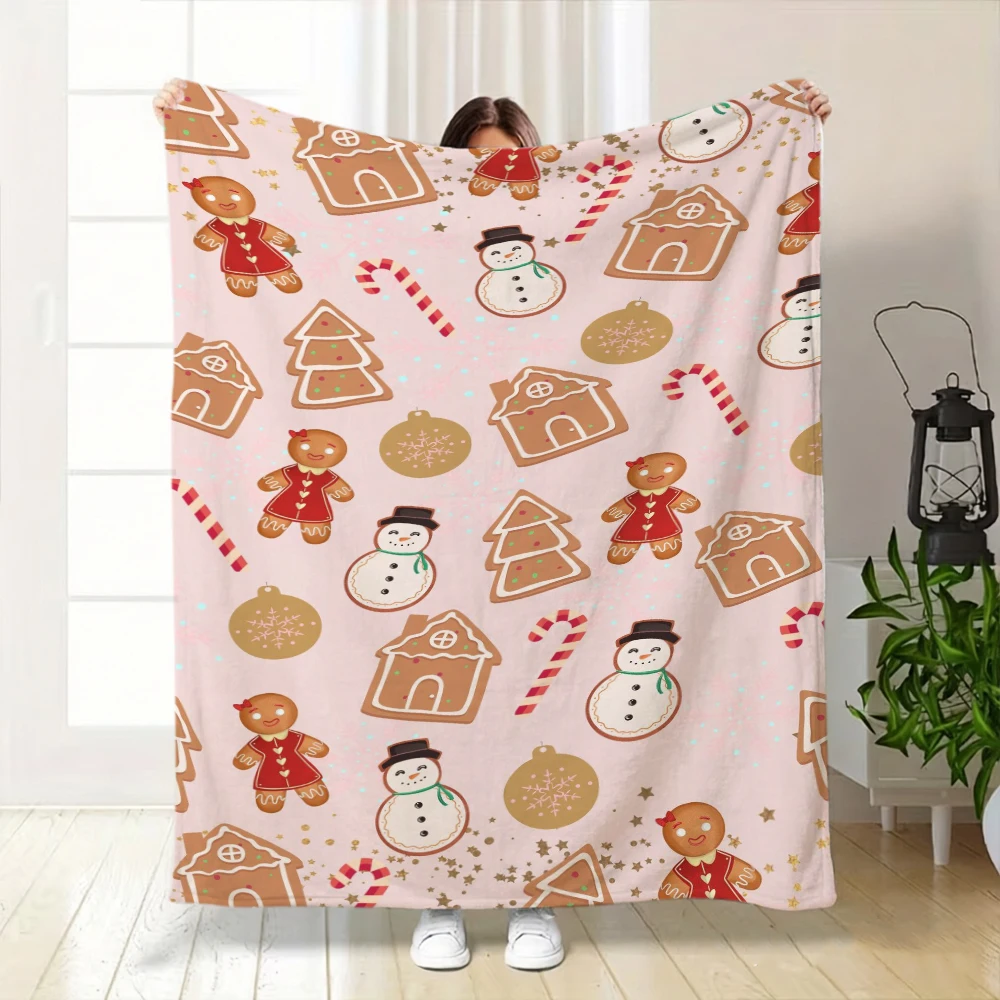 Vintage Sweet Bakery Graphic Ultra Soft Plush Couch Cover Throw Warm Accent For Coffee Shop Office Store Area