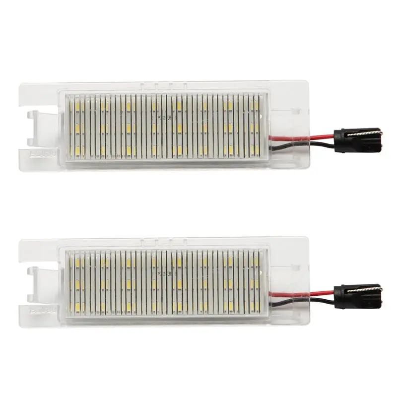 

AS57-For Fiat Nuovo Doblo 263 2009-2014 Seicento 187 1998-2010 GM20944894 2Pcs LED License Plate Lights
