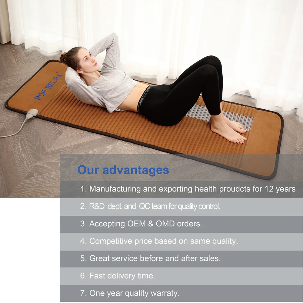 

Надежный коврик PEMF, низкочастотный кристаллический нефрит, корейский аметист, коврик, чакра, драгоценный камень, био-радуга, инфракрасные грелки