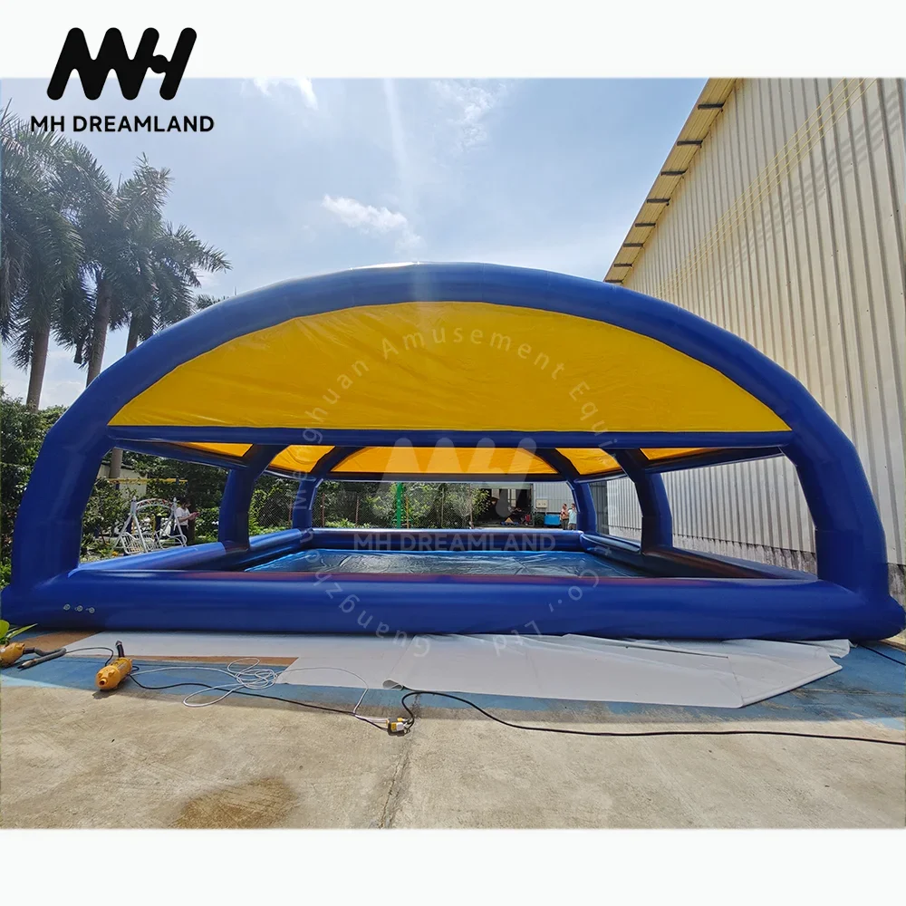 Summer Carnival Inflables Water Park Inflatable Big Swimming Pool Tent Game Adult and Kids for Outdoor Water