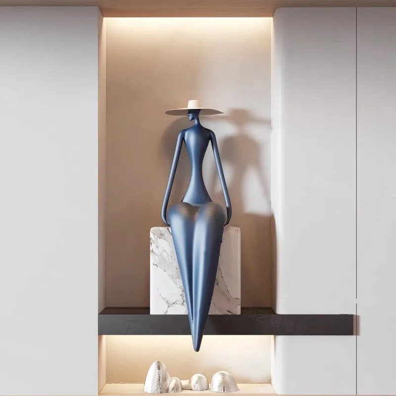 

Abstract figure art sculpture living room bedroom creative decoration hotel lobby entrance sales office humanoid ornament