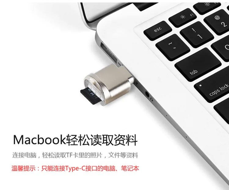 USB3.1 CARD READER SINGLE TF HIGH-SPEED TYPE-C FOR HUAWEI OPPO MOBILE PHONE CARD READER MAC