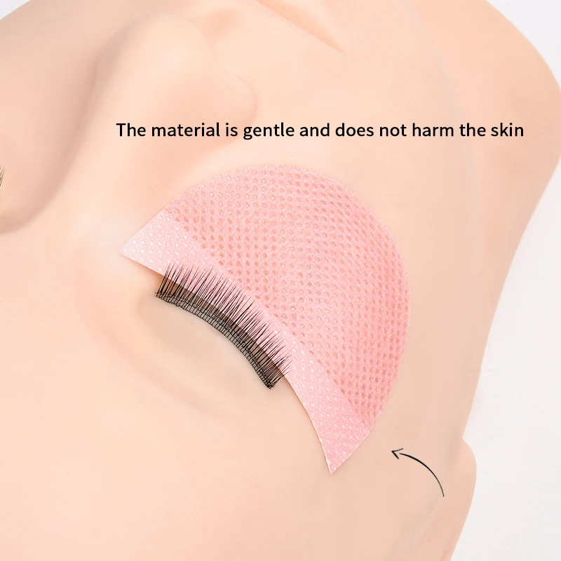 40/50 pz Usa E Getta Cotone Ciglia Patch Adesivo Per La Rimozione False Lash Eye Pad Patch Estensione Delle Ciglia Donne Strumenti di Trucco