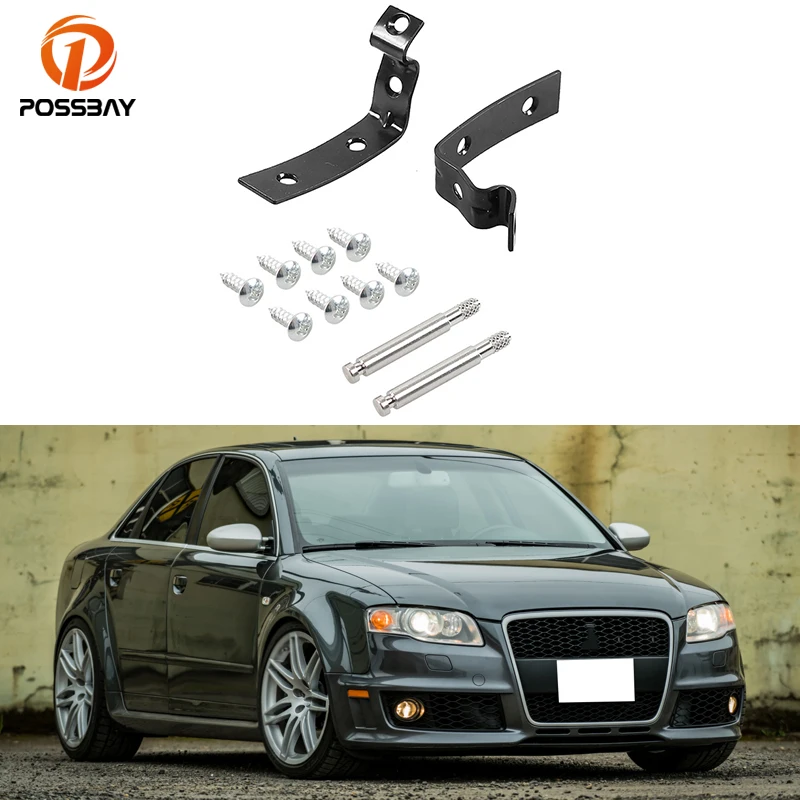 Car Glove Box Lid Hinge Snapped Repair Kit for Audi A4 RS4 S4 B6 B7 Bracket/Seat Exeo ST 3R5 Black Metal Auto Exterior Parts