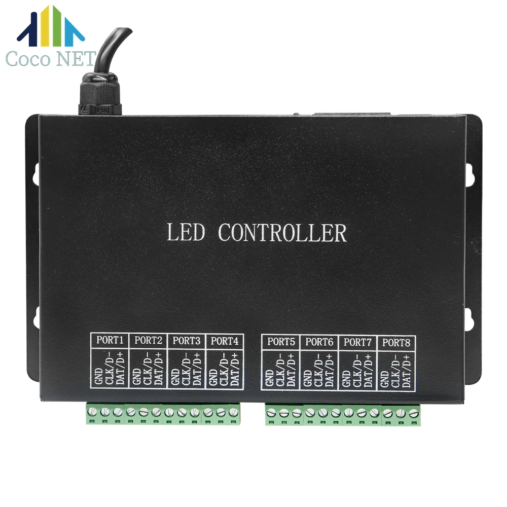 H801RC H802RA H803TC LED Pixel Controller Artnet Eternet to SPI W2812 WS2811 WS2815 Lighting Programmable Controller