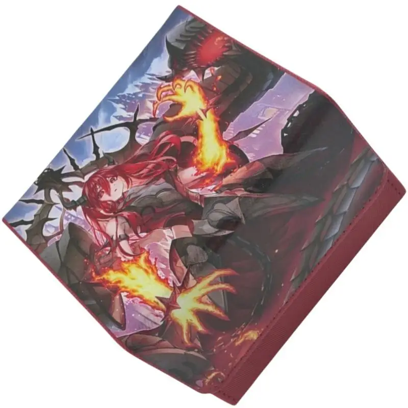 Card Case Yu Gi Oh Promethean Princess Bestower of Flames Tcg Diy Quality Leather Action Toy Figurea Game Collection Storage Box