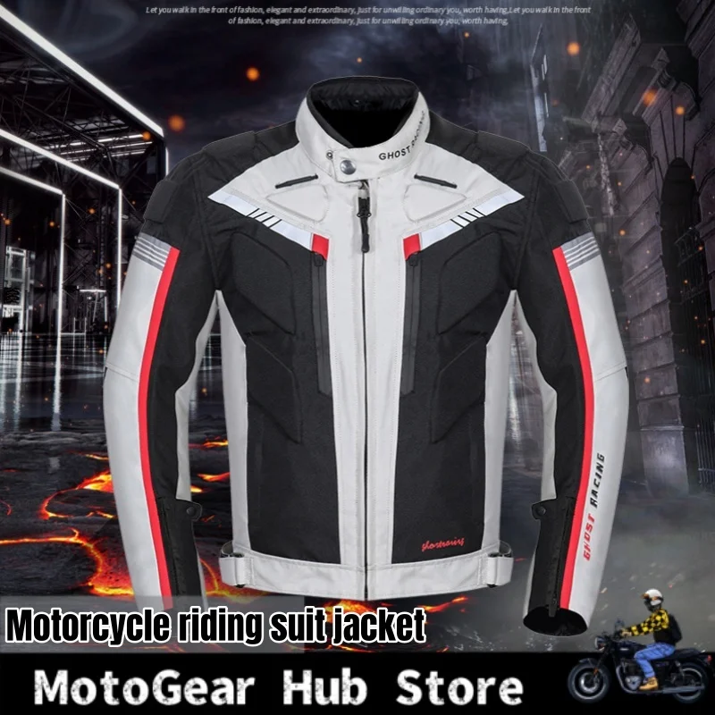 

Motorcycle Riding Suit Jacket Four Season Off-Road Motorcycle Suit Racing Anti Fall Suit Rally Suit Windproof Warm Waterproof