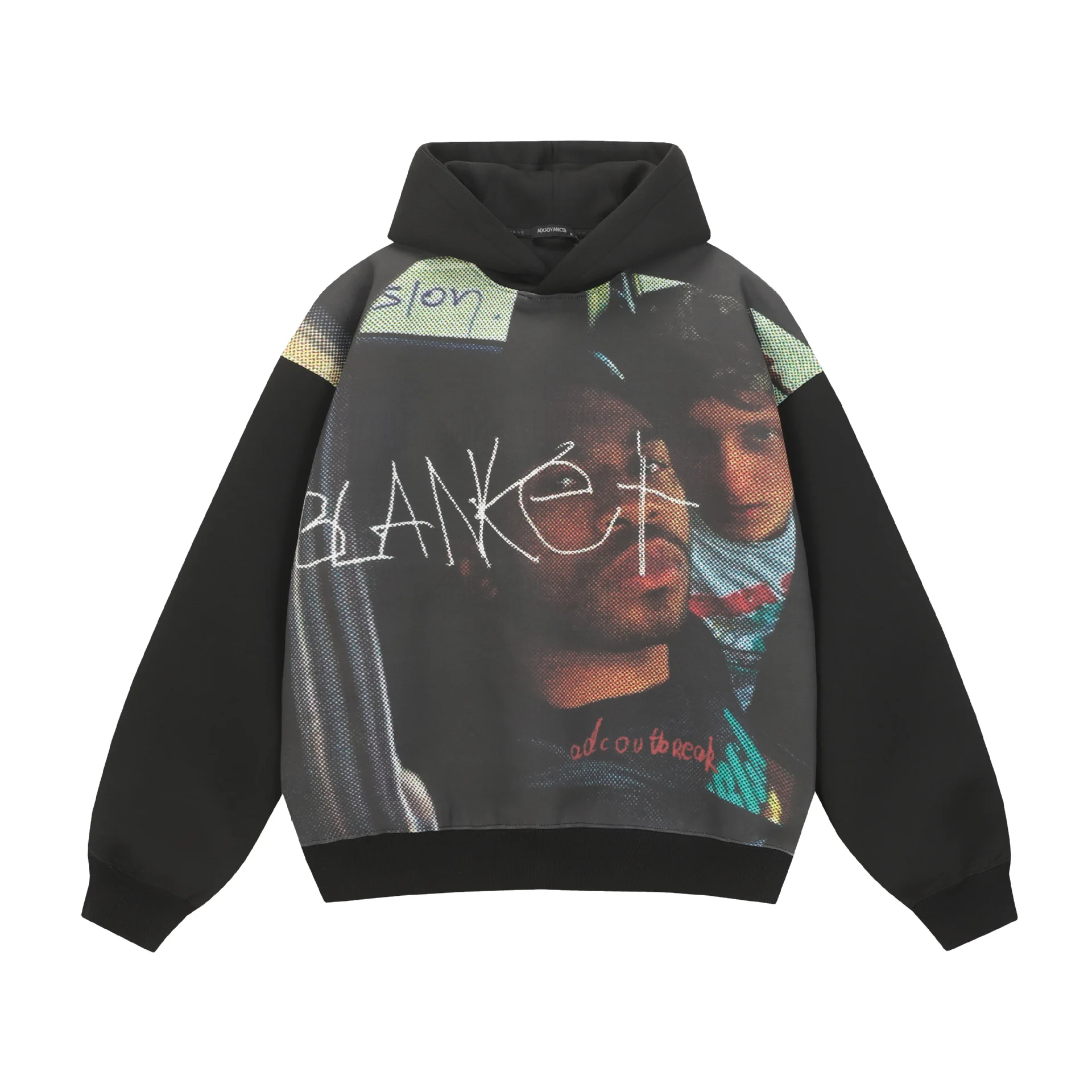 

Мужские толстовки в стиле хип-хоп с принтом High Street, свободный крой, толстовка с граффити в стиле Vibe, пуловер с капюшоном, окрашенные топы с капюшоном