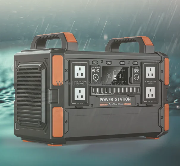 

Power Supply Is Suitable for Outdoor Live Streaming Camping. the Solar Portable 110-230V The 1200W Large-capacity Energy Storage