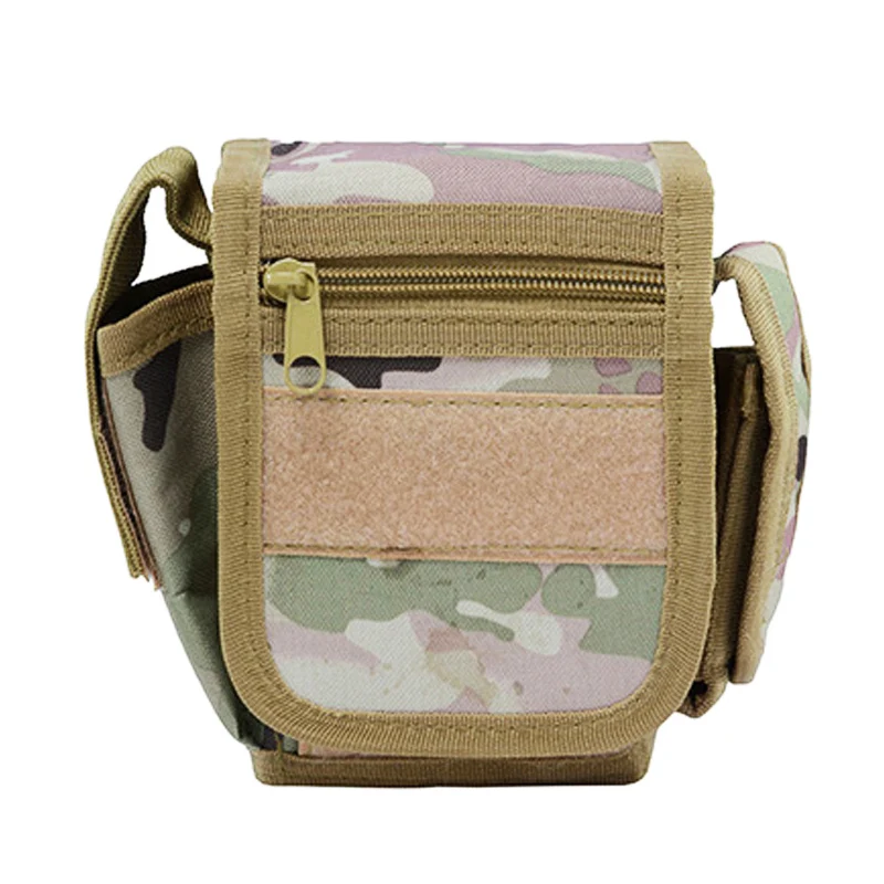 Men Tactical Molle Pouch Belt Waist Pack Bag Small Pocket Outdoor Waist Pack Running Pouch Travel Camping Pocket Hunting Bag