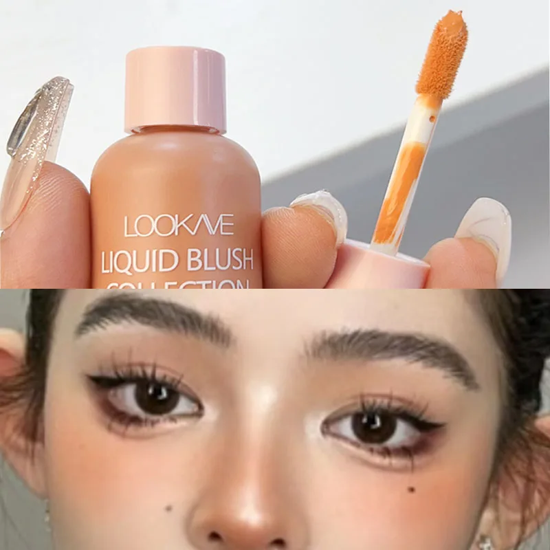 Liquid Blush Face Makeup Waterproof Lasting Moisturizing Matte Natural Cheek Rouge Contour Brightening Blusher Korean Cosmetics