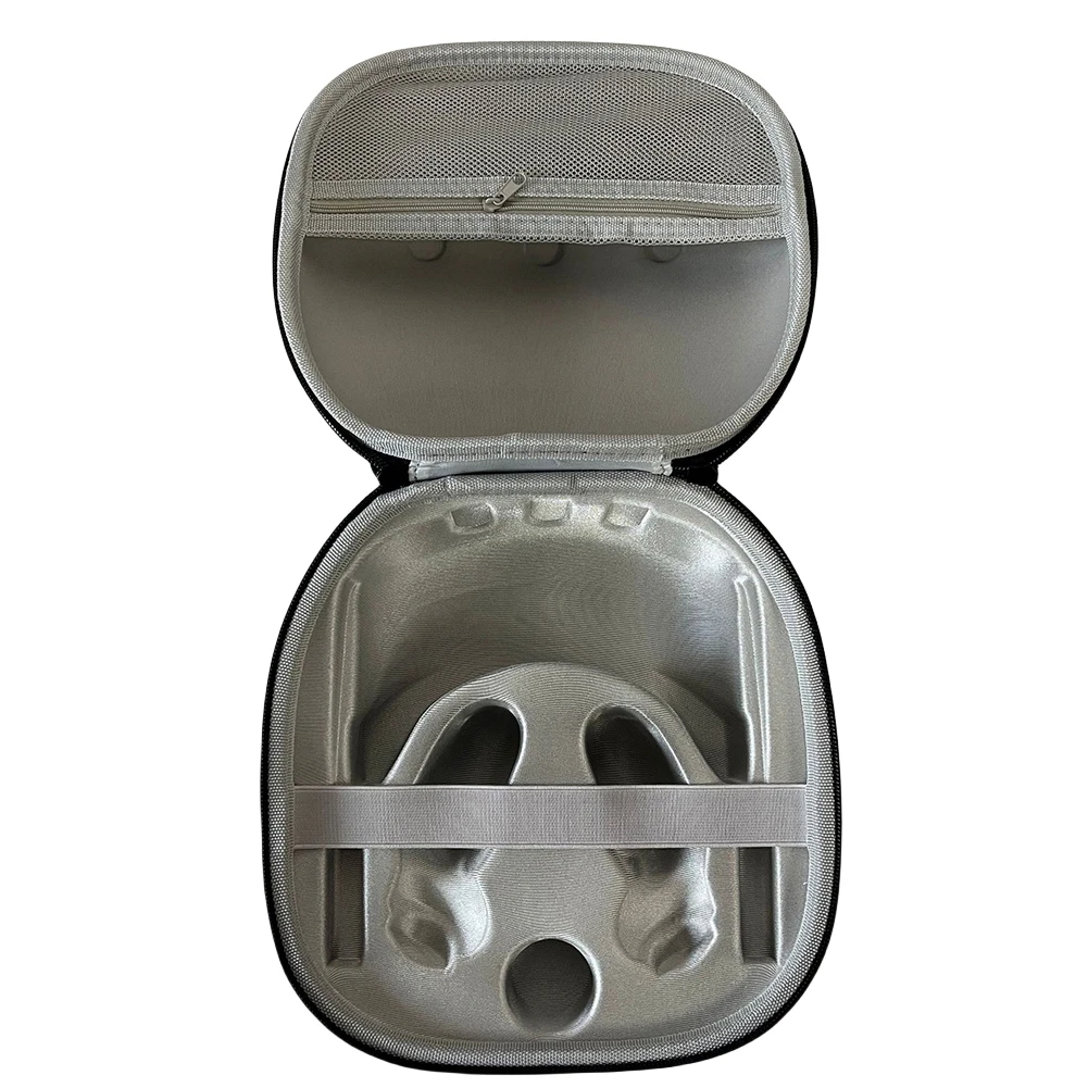 حقيبة تخزين محمولة مقاومة للصدمات، حقيبة واقية مضادة للخدش مع جيب شبكي لملحقات Meta Ques 3 VR