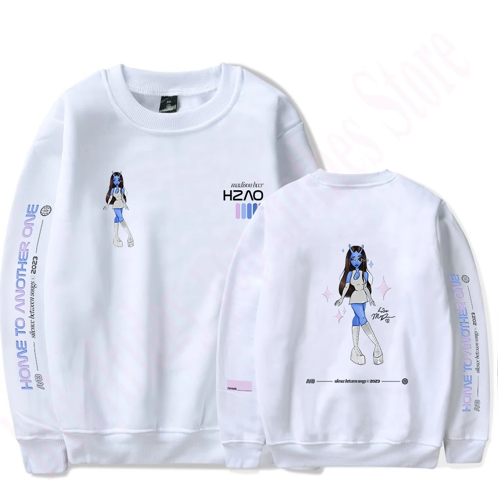 Madison Beer H2AO Logo crew neck sweatshirt Merch Popular Graphics Print Unisex Trendy Casual Streetwear