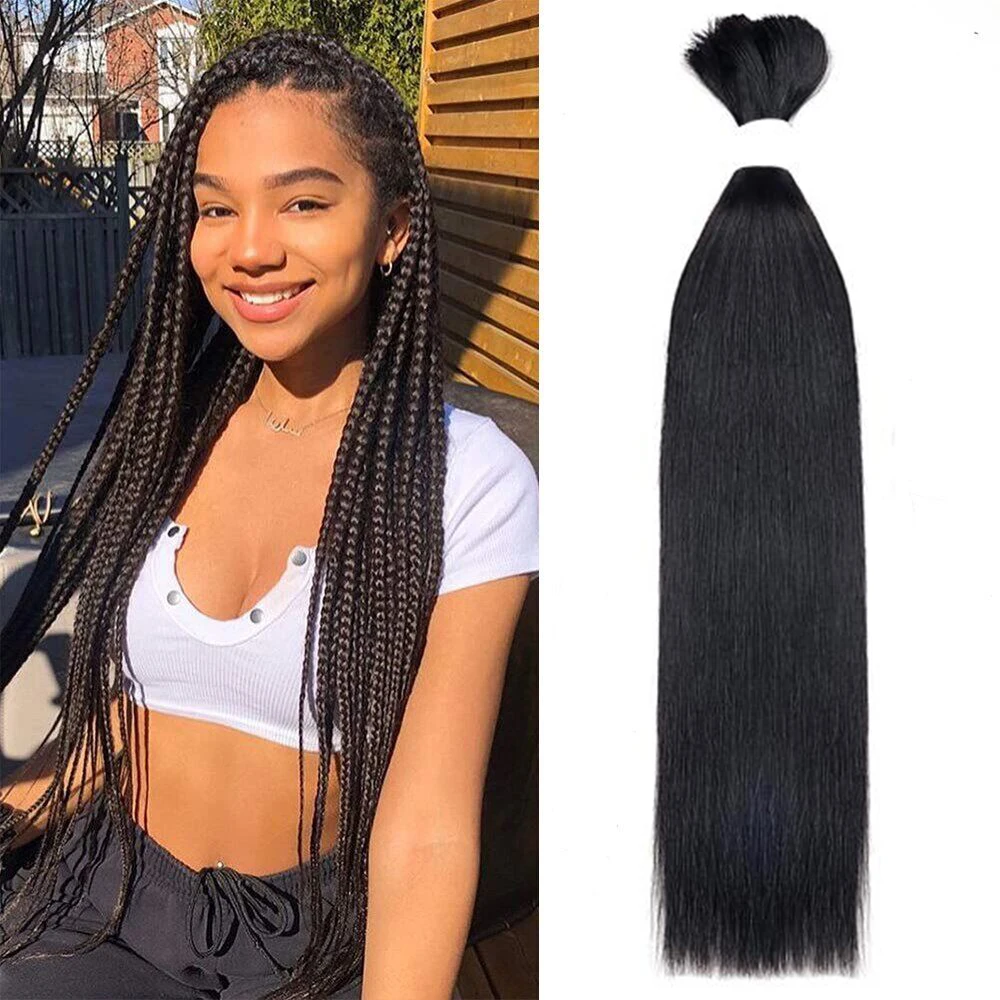 Braiding Hair Human Bulk Hair Deep Wave Bulk Human Braiding Hair for Braids Hair No Weft Deep Wave Human Hair Extension 50-80cm