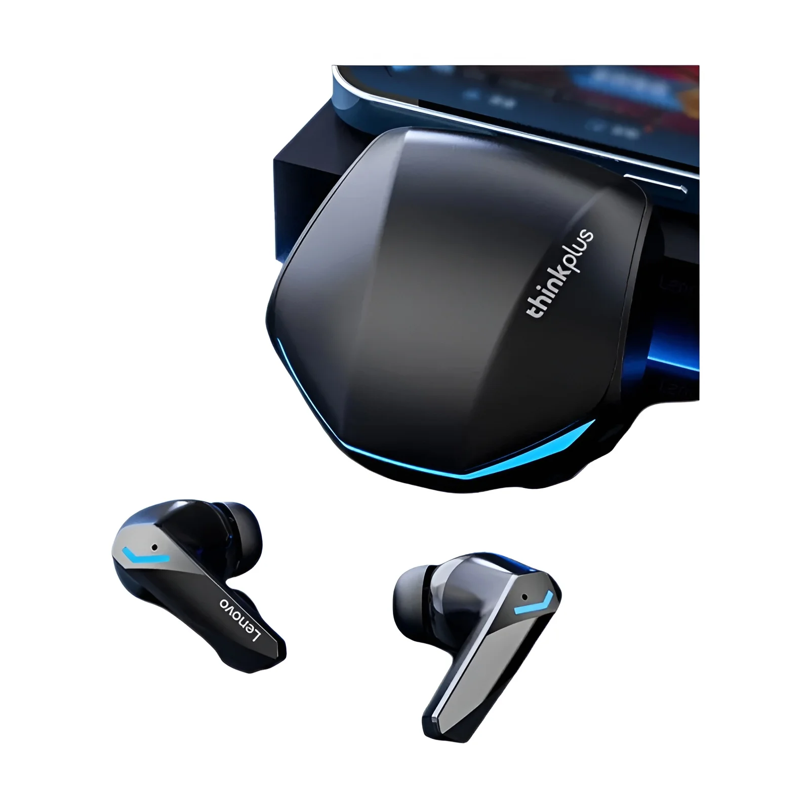 Lenovo gm2 pro tws fone de ouvido estéreo alta fidelidade sem fio baixa latência jogos música modo duplo fones música esporte
