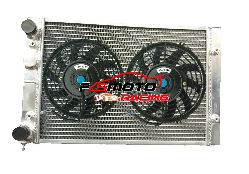 Aluminum Radiator+Fan For VW GOLF MK3 2.8 VR6 Jetta Passat Polo Lupo 6N SEAT AROSA IBIZA CORDOBA INCA 91