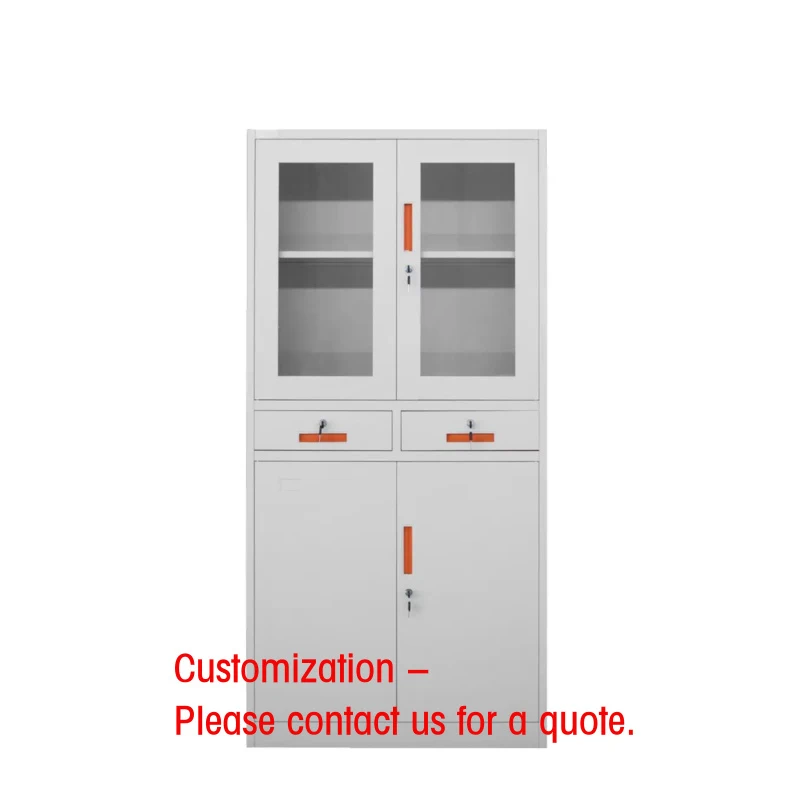 custom.Factory Hot Sale  Large Steel Filing Cabinets Vertical Filing Storage Lockble Cabinets with 2 Drawers Home Office
