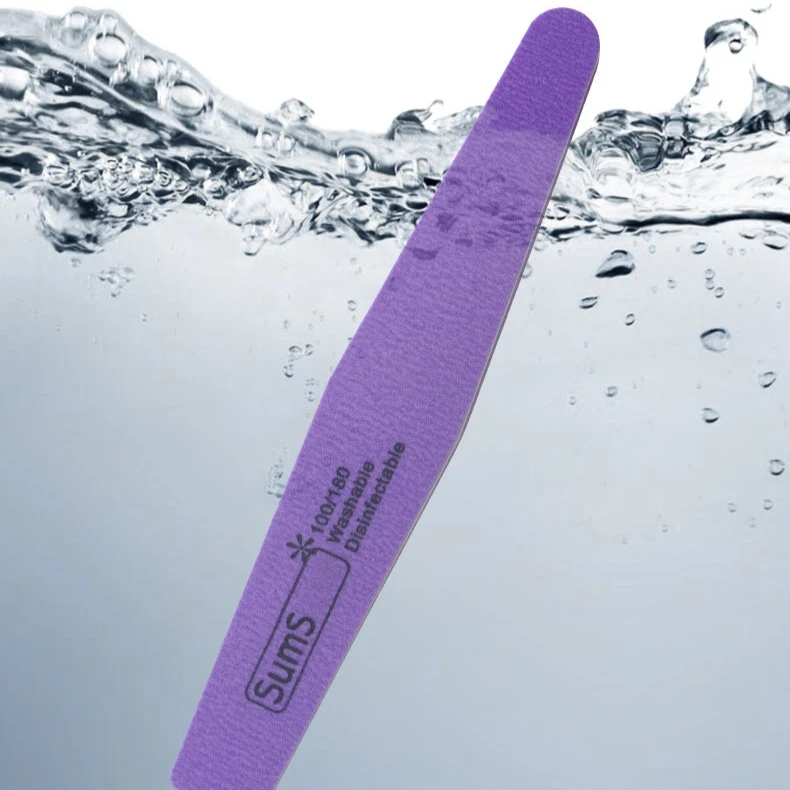 Lime à ongles professionnelle Double face, éponge colorée, polissage, ponçage, pédicure, outils de manucure, 8 pièces