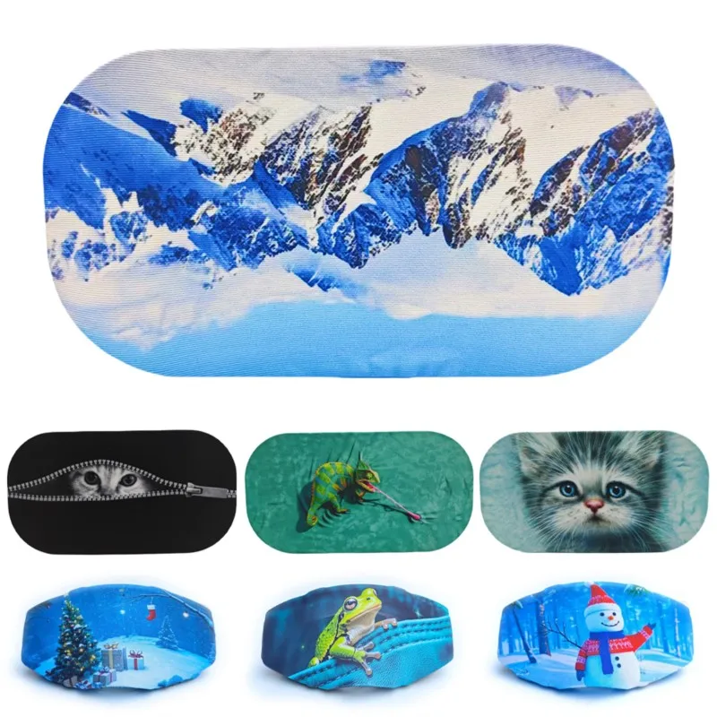 Winter Snow Sports Ski Goggle Protective Cover, Assorted Colors Styles Customized Lens Shield For Skiing Equipment