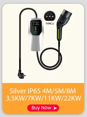 Junsun Wallbox 35kW 7kW EV Ladegerät Typ 2 6A bis 32A IP65 Timer App Steuerung Schnellladung für Tesla Model 3 Model Y BYD VW ID3 ID4 Renault Zoe Nissan Leaf Kia Niro Opel Corsa Elektroauto Tragbare Ladestation Zuhause – Detail 1