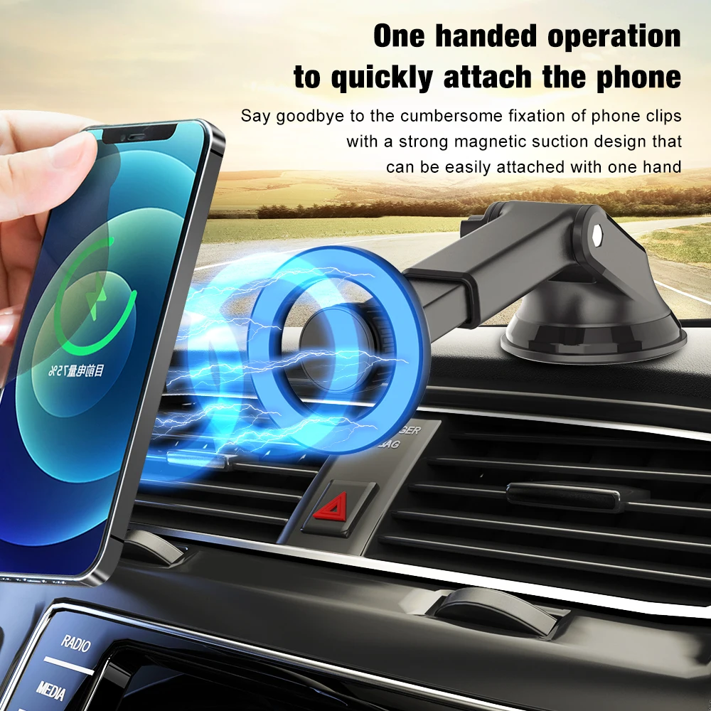 

Universal Car Magnetic Phone Holder Mobile Phone Holder for iPhone Samsung Xiaomi Rotatable Magnetic Holder Stabilizes Phone