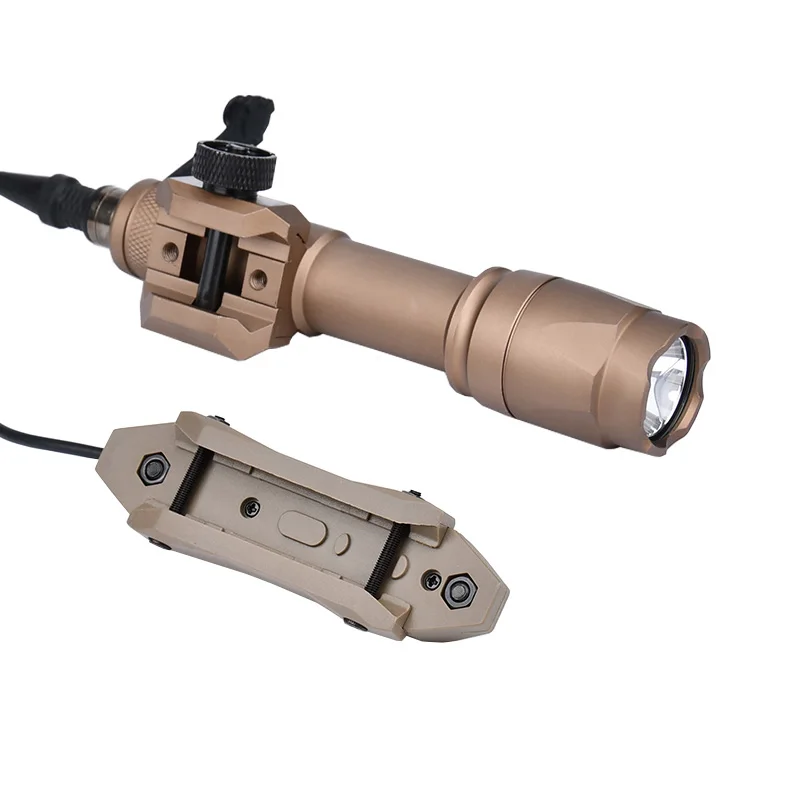 WADSN Airsoft SF M600 M300 M600C Scout Flashlight AR15 Rifle Hunting Weapon Light 600 Lumen Torch Dual Function Pressure Switch