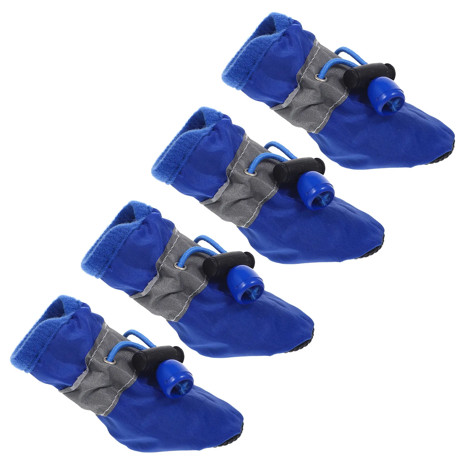 

4Pcs Waterproof Dog Boots Small to Medium Dogs Xs Durable Anti Slip Outdoor Pet Shoes for Hiking Running Walking