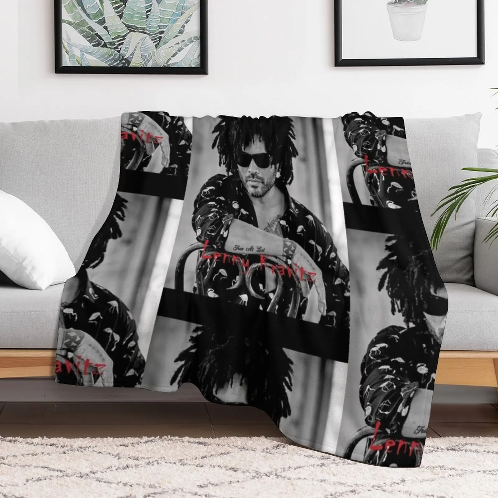 Lenny Show Kravitz here to UK World Tour 2020 2021 Throw Blanket