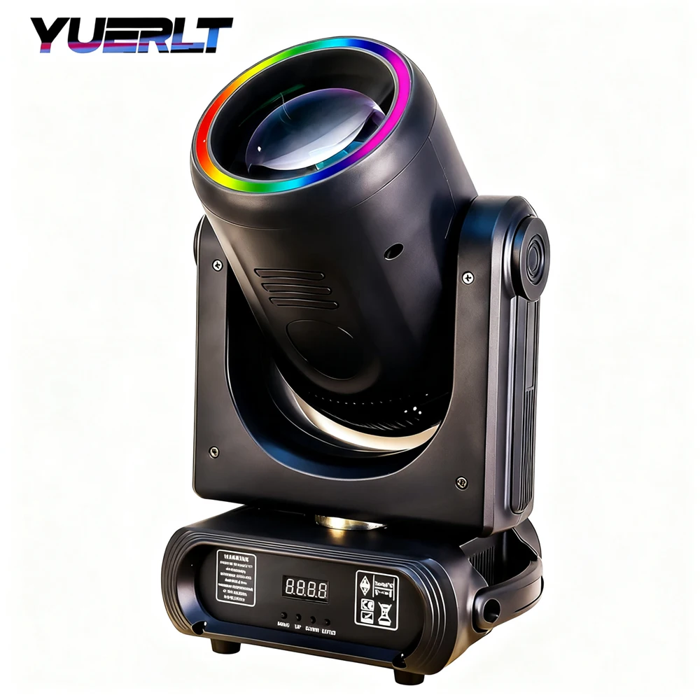 

250W LED Moving Head DJ Lights With Frost Focusing Rainbow half-Color Effect System Gobo Beam Stage Lights For Wedding Party Bar