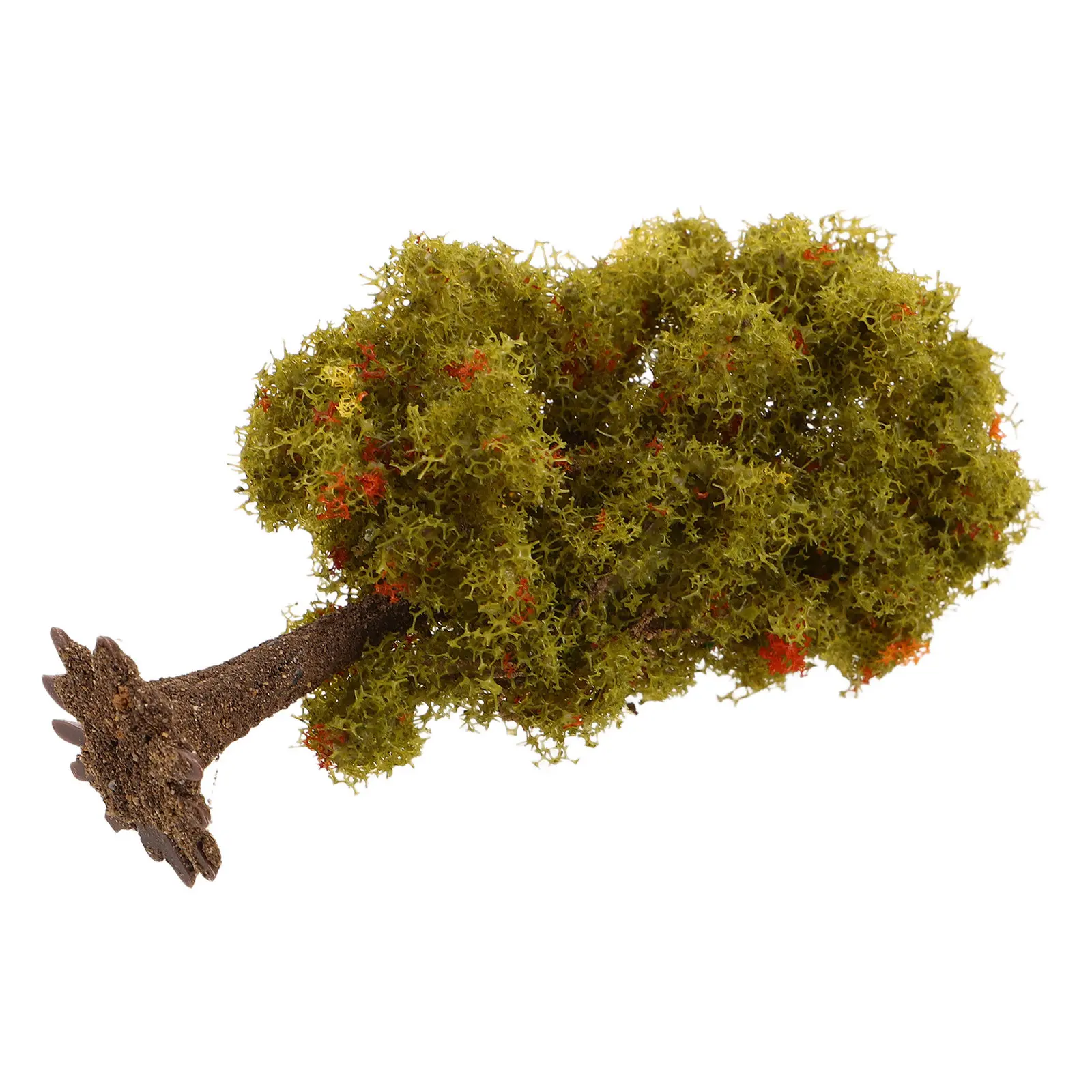 4.7inch Miniature Landscape Trees Micro Scene Autumn Scenery Sand Table Materials Realistic Artificial Trees for Diorama