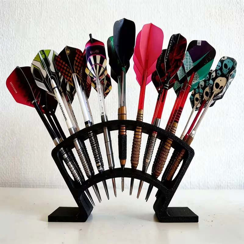 

1Pc 27-Slot Dart Board Holder Large Dart Cabinet With 27 Dart Slot Storage Rack Darts Accessory For Players & Collectors