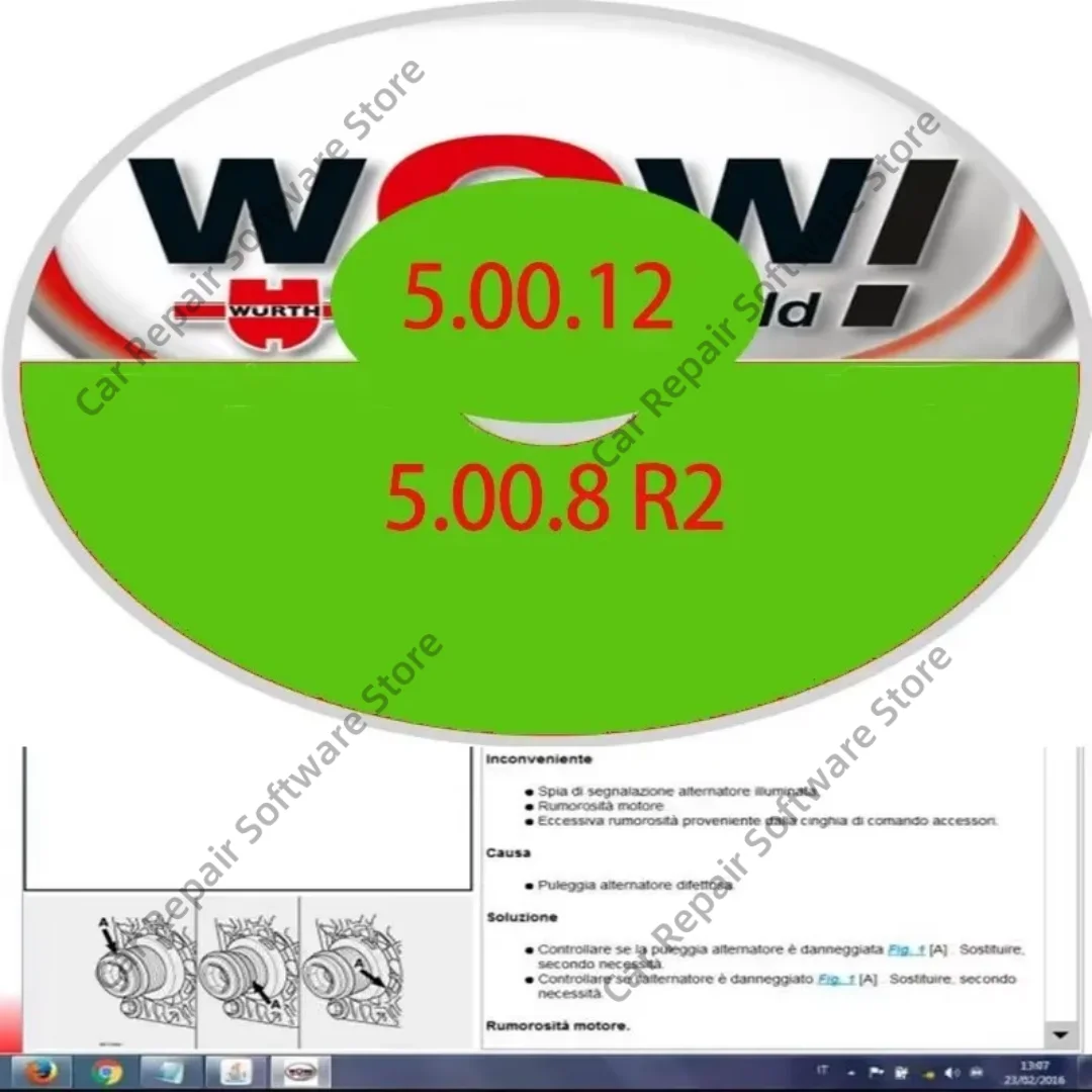 

Новейшая диагностика Wur/th WO/W V5.00.12 WOW 5.00.8 R2 EOBD 2025 года с Kengen For Tcs Несколько диагностических инструментов Программное обеспечение для ремонта автомобилей