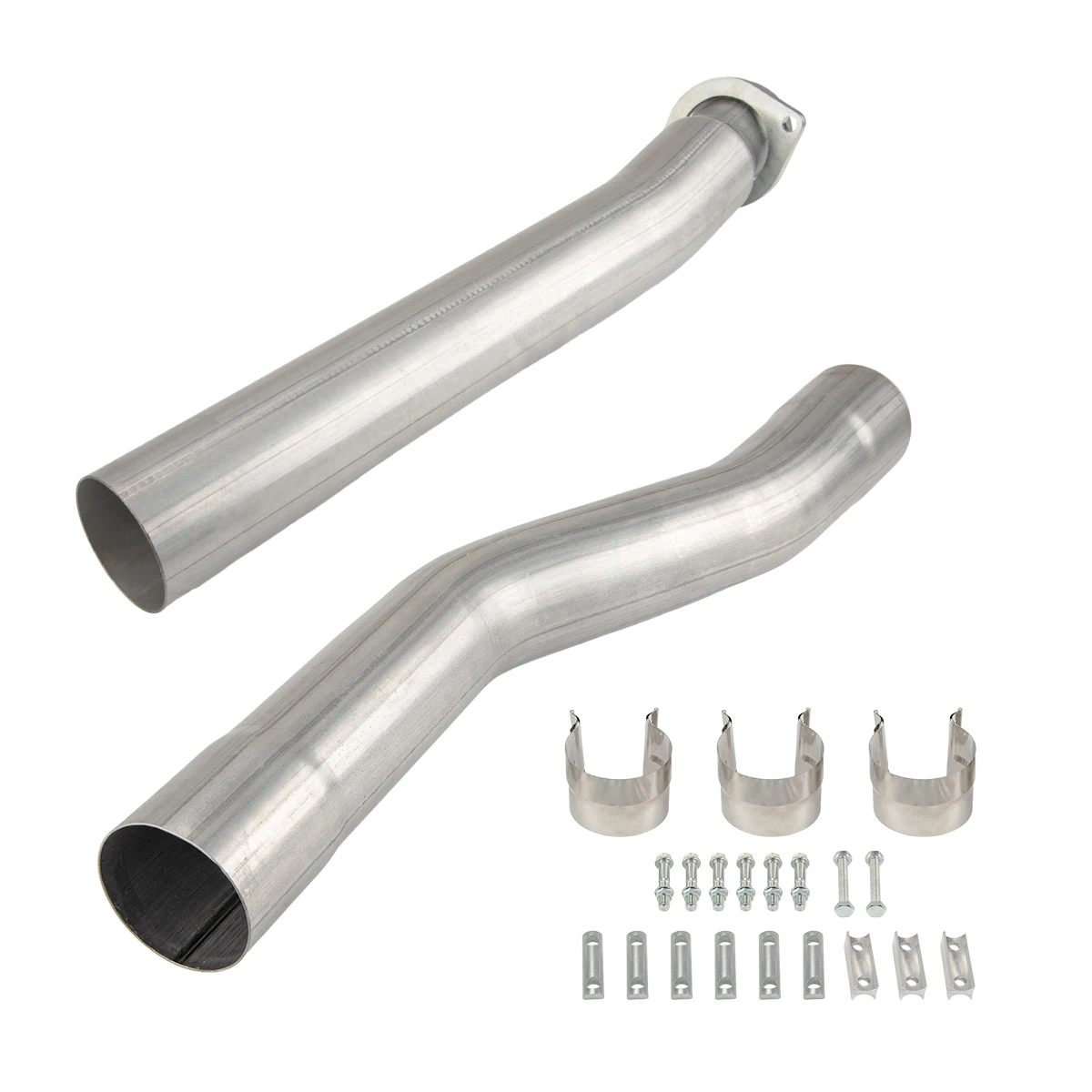 SJ-038g---3.5 Inch Downpipe Exhaust Pipe Kits For 2003-2007 Ford 6.0 Powerstroke F250 F350