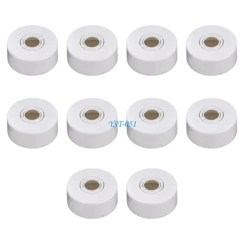 E15A 10PCS Showerhead Cover Caps Split Installation Designs Pipe Concealments Bathroom Upgrades Accessories