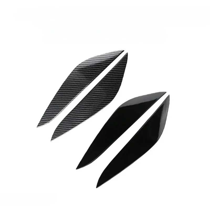 Headlight Eyebrow Sticker for Tesla Model 3 Headlamp Front Lamp Eyelid Carbon Fiber Decoration Trim Car Modification Accessories