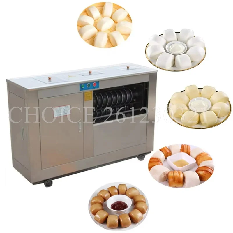 Automatic Dough Equal Segmentation Ball Bun Pizza Cutting Former Croquettes Divider for Bakery Restaurant Bread Steam Machine