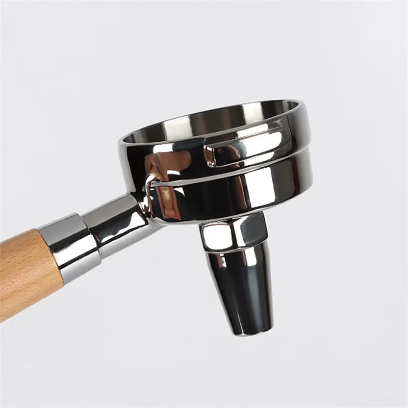 فلتر بورتافلتر شاي E61 مع مقبض خشبي M10 لـ VBM، MKF، SLAYER، Lelit Mara X، XLVI E61 ماكينة إسبريسو فلتر بورتافلتر 58 ملم #5