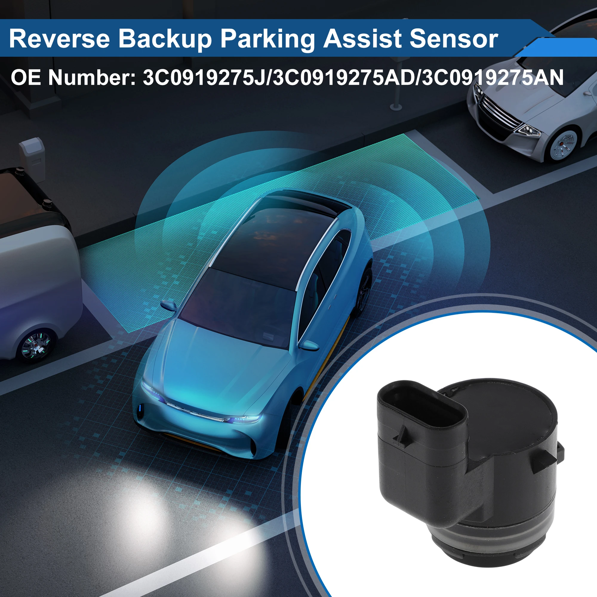 مستشعر ركن السيارة الاحتياطي العكسي UXCELL لسيارة Volkswagen Jetta Mk5 1.6 FSI