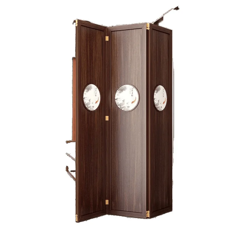 

Chinese style antique floor screen partition office partition wall folding screen