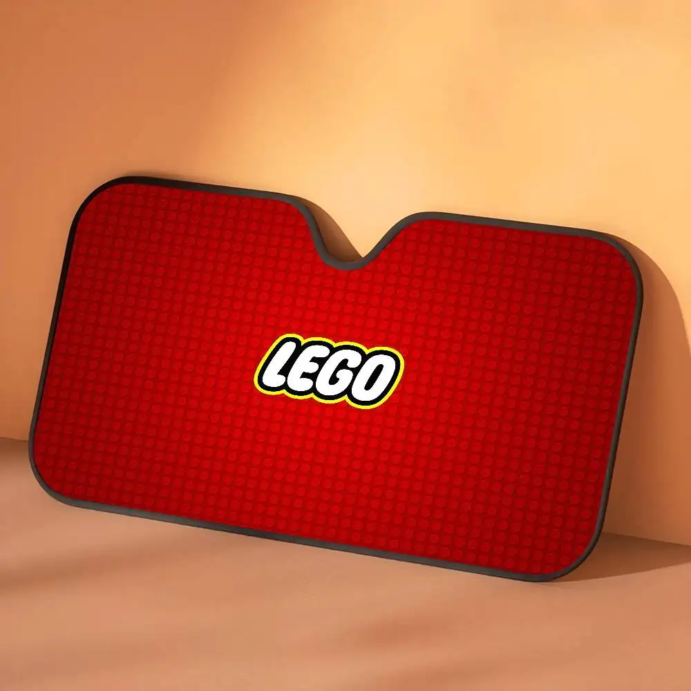 Couverture de fenêtre de décoration de voiture Lego, dessin animé, pour voitures, camions et SUV, pare-brise, pare-soleil, cadeau pour elle ou lui
